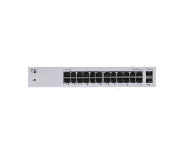 Cisco CBS110-24T-EU 24 Port Gigabit Unmanaged Switch With 2 Gigabit SFP