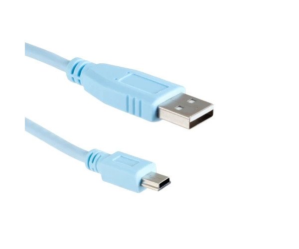 Cisco Compatible Blue USB Console Cable, 6ft, (CAB-CONSOLE-USB)