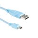 Cisco Compatible Blue USB Console Cable, 6ft, (CAB-CONSOLE-USB)