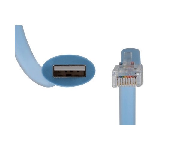 Cisco Compatible Console Cable, 6ft (CAB-CONSOLE-USB-RJ45)