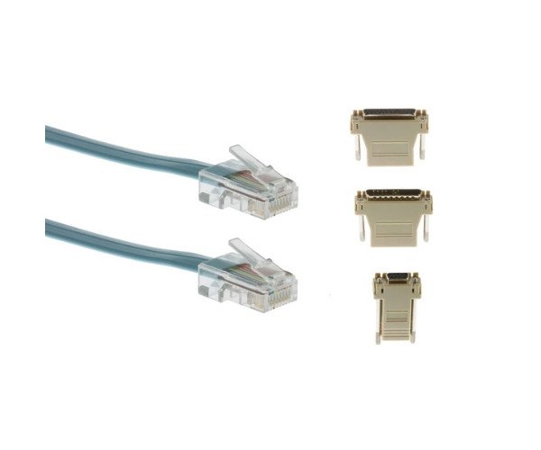 Cisco Console/Auxiliary Port Cable Kit, 4 pc (ACS-2500ASYN)
