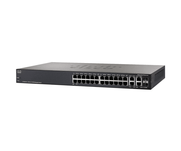 Cisco SF350-24P-K9-EU 24 Port 10/100 PoE Managed Switch
