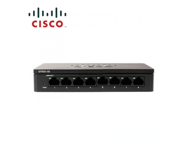 Cisco SF95D-08-AS 8-Port 10/100 Desktop Switch