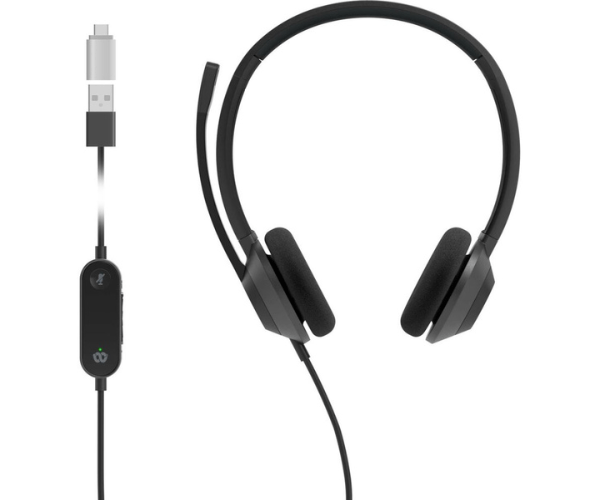 Cisco USB-A Binaural Wired Headset HS-W-322Q-C-USBC