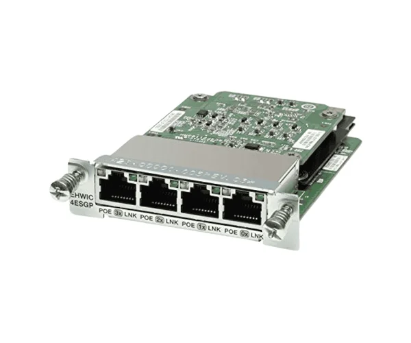 EHWIC-4ESG-P 4-Port Ethernet Switch Module w/POE