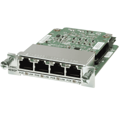 Cisco EHWIC-4ESG-P 4-Port Gigabit PoE Switch Card