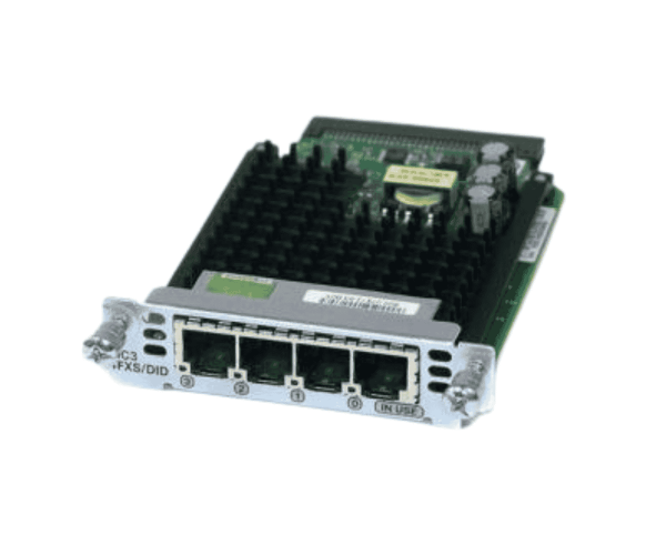 Cisco VIC3-4FXS-DID 4-Port FXS/DID Voice Fax Interface Card Module
