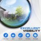 Convex 24" Black Parking Mirror