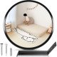 Convex 24" Black Parking Mirror