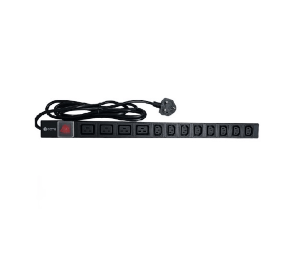 Cote CPDU-1U-8US-13AMP 8-Port 13AMP Universal 3 Pin  PDU