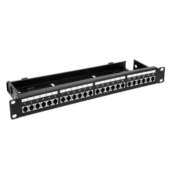 COTE CPP-2106-24P 24-Port Cat6 Patch Panel with Cable Manager