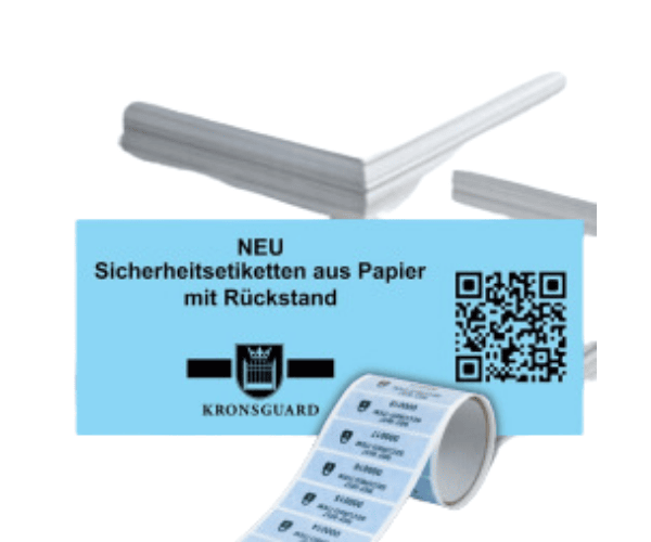 Customized Paper Security Labels Eco Lab