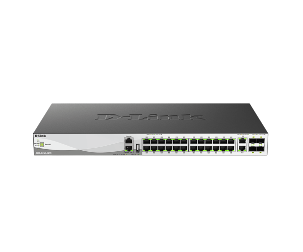 D-Link DMS-3130-30TS 30-Port Layer 3 Stackable Multi-Gigabit Managed Switch