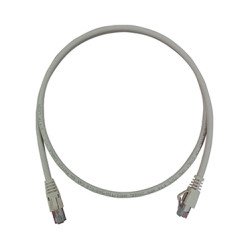 DINTEK 1M. Cat 6A Shielded Gray Patch Cord