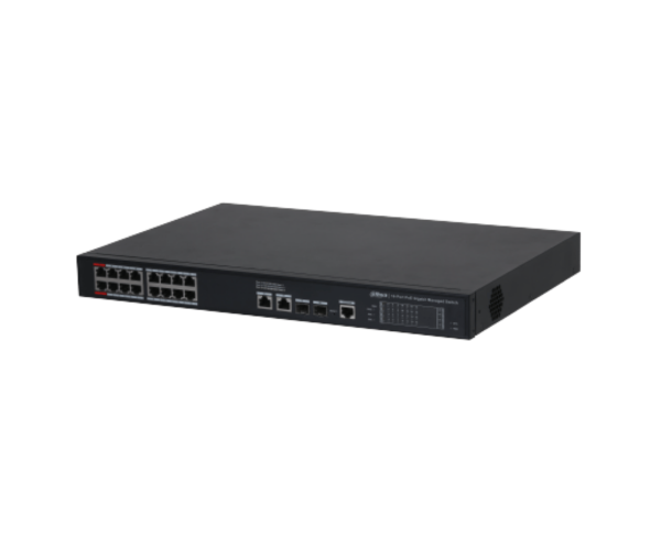 Dahua S4220-16GT-240 20-Port Managed Desktop Gigabit Switch with 16-Port PoE