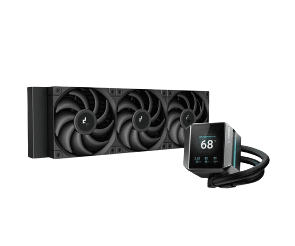 DeepCool MYSTIQUE 360 360mm Liquid CPU Cooler with TFT LCD Screen