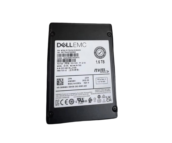 Dell EMC 1.6TB NVMe 00MNMV (PM1735V2) SSD for Dell Server