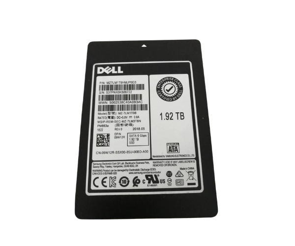 Dell EMC 1.92TB SATA MZ-7LM1T9N (PM863a) Enterprise SSD for Dell Server