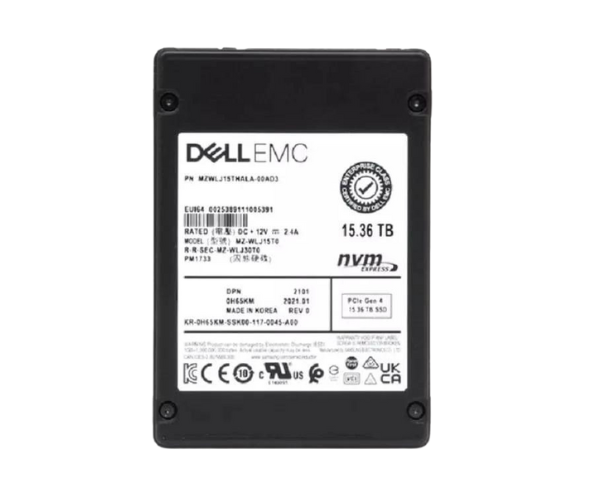 Dell EMC 15.36TB SAS MZILT15THMLA-00007 (PM1643) SSD for Dell Server