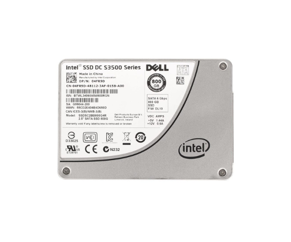 Dell SSDSC2BB800G4R 800GB SATA Solid State Drive