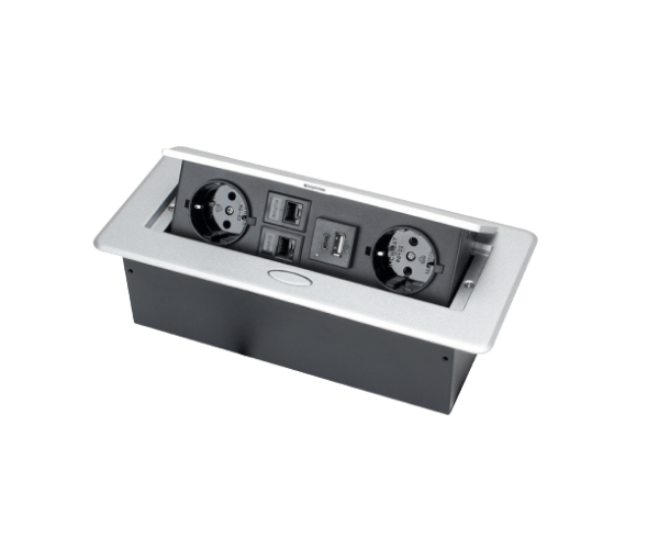 UL CUL Certified Desktop Pop Up Multi-functional Power Socket For Conference