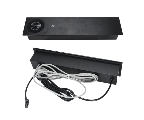 Desktop Battery Powered Led Strip Living Room Sliding 15 W/10w/7.5w Wireless Charging Socket