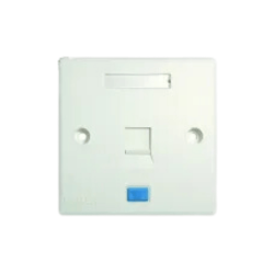 Dintek 1303-12011CH 1-Port Wall Plate with Shutter