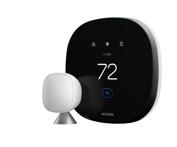 Ecobee Smart Thermostat with Voice Control Programmable Wifi Thermostat-Works with Siri, Alexa, Google Assistant