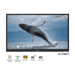 Epson EI-P8601 PowerBoardPRO 86″ 4K UHD Interactive Flat Panel Display