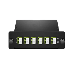 FHD MTP-12 Cassette 12 Fibers OM5 Multimode Type A MTP to 6 x LC Duplex 0.35DB max
