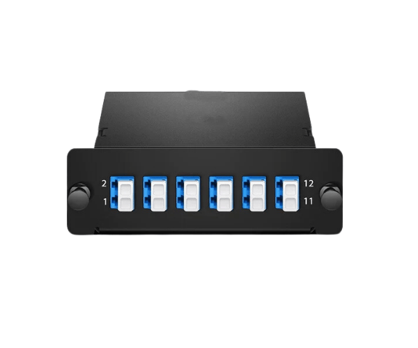 FHD MTP®-12 Cassette 12 Fibers OS2 Single Mode Universal Polarity MTP® to 6 x LC Duplex (Blue) 0.35dB max