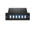 FHD MTP®-12 Cassette 12 Fibers OS2 Single Mode Universal Polarity MTP® to 6 x LC Duplex (Blue) 0.35dB max