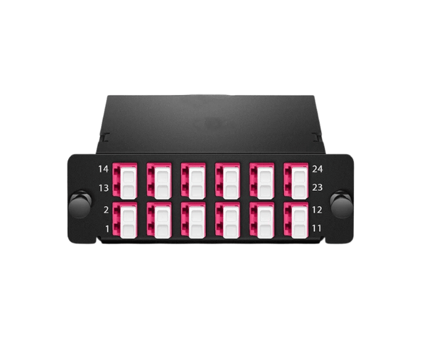 FHD MTP®-24 Cassette 24 Fibers OM4 Multimode Type A MTP® to 12 x LC Duplex 0.35DB max