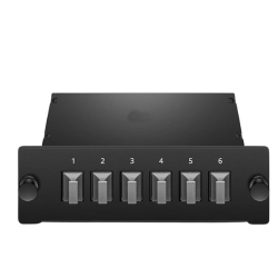 FHD MTP®-MTP® Cassette 48 Fibers OM4 Multimode Universal Polarity 4 x 12F MTP® to 6 x 8F MTP® 0.35DB max