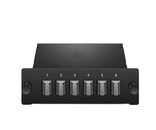 FHD MTP®-MTP® Cassette 48 Fibers OM4 Multimode Universal Polarity 4 x 12F MTP® to 6 x 8F MTP® 0.35DB max