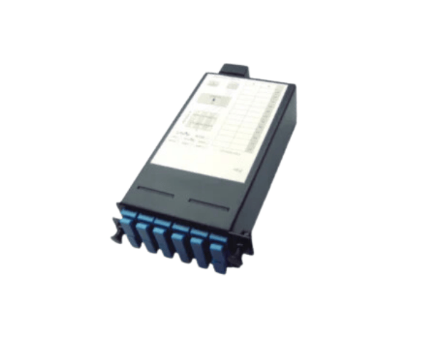 FUD MTP-8 Cassette 8 Fibers OM4 Multimode MTP TO 4X LC Duplex (Aqua) 0.35DB Max