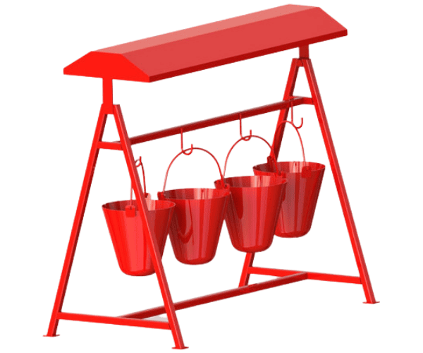 Fire Bucket Stand with Hook