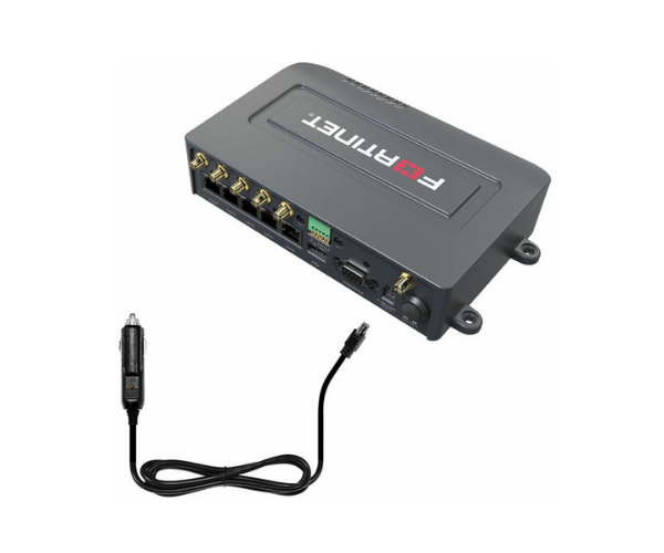 Fortinet FANT-3IN1-TG-5M-FEV 3-in-1 Permanent Vehicle Roof Mount Antenna for FEV-211F and FEV-211F-AM Outdoor Waterproof Antenna with 2x 5G/LTE + 1x Active GNSS and 5 Meter Antenna Cable with SMA Male Connectors