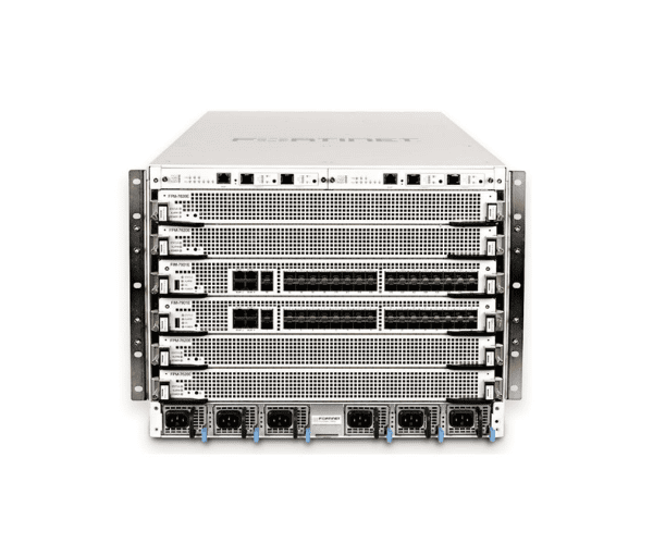 Fortinet FG-7060E-DC Chassis with 2x System Management Modules 3x Fan Modules and 4x DC PSUs