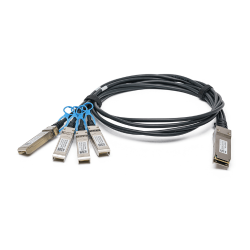 Fortinet FN-CABLE-QSFP28-4SFP28-5 100 GE QSFP28 Breakout to 4x 25 GE SFP28 Passive Direct Attach Cable