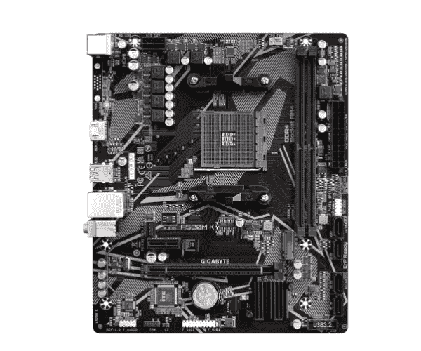 GIGABYTE A520M K AM4 Micro ATX Motherboard