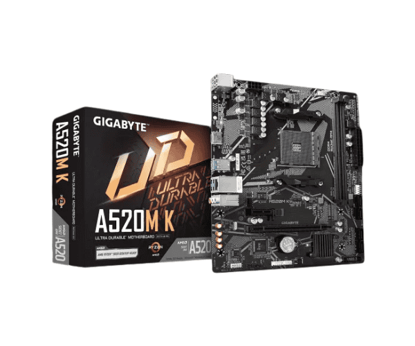 GIGABYTE A520M K AM4 Micro ATX Motherboard