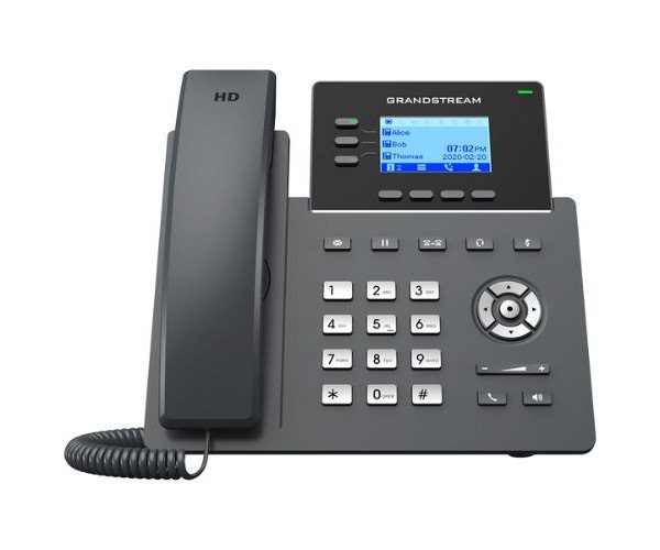 Grandstream GRP2604 3-Line 6-SIP IP Phone with Adapter