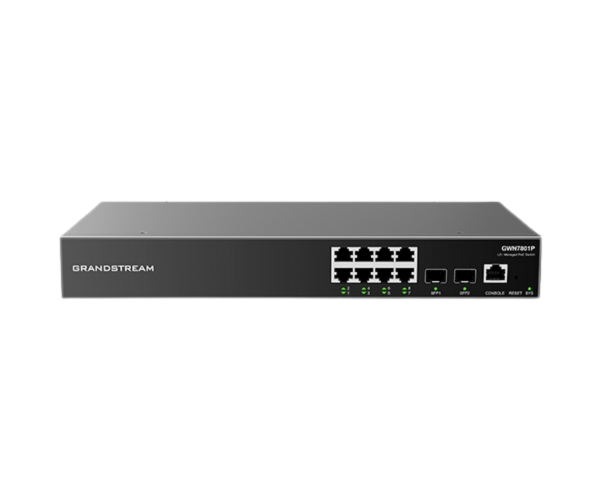 Grandstream GWN7801 8 Port Gigabit Layer 2+ Managed Network Switch