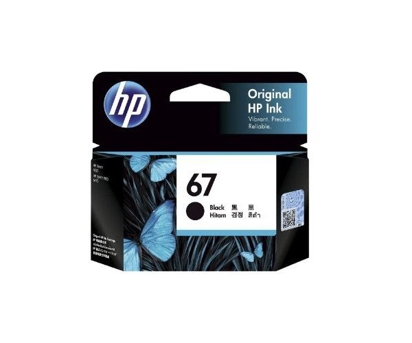 HP 67 Black Original Ink Cartridge (3YM56AA)