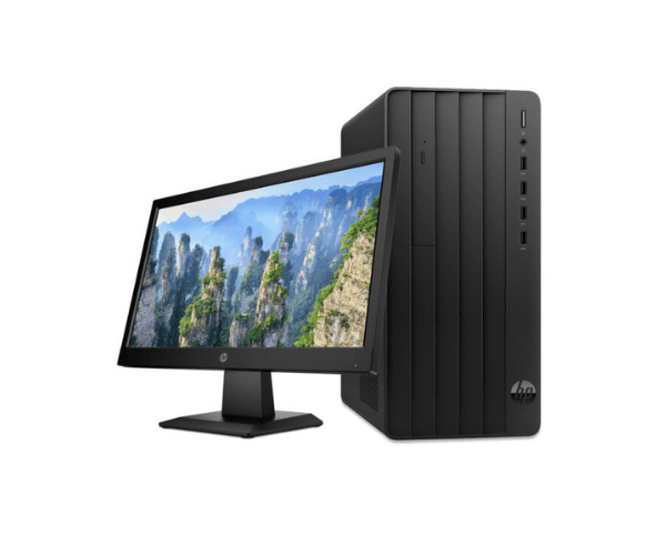 HP Pro Tower 290 G9 PC Core i3-12100 4GB RAM 1TB HDD DOS + HP Monitor P204v 19.5