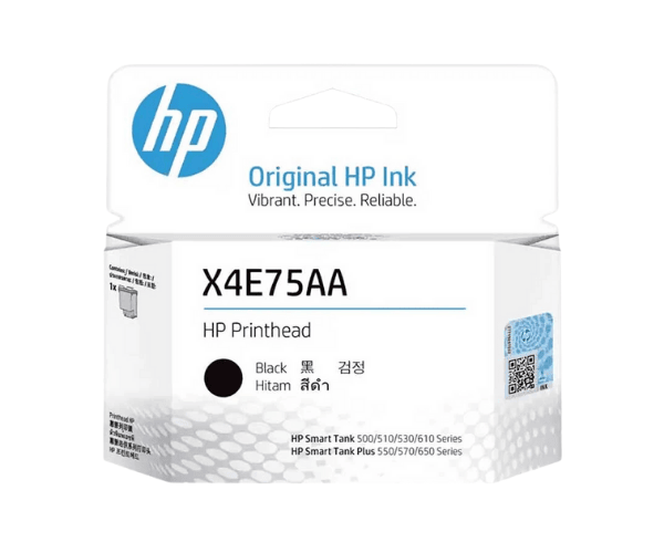 HP X4E75AA Printhead for Smart Tank 500/515-Black