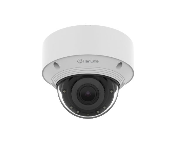 Hanwha QNV-C6083R 2MP AI IR Outdoor Vandal Dome Camera with Varifocal Lens