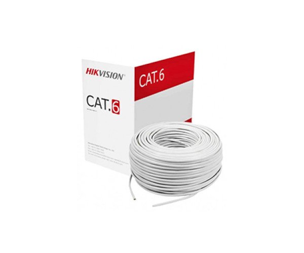 Hikvision Cat-6 White Network Cable