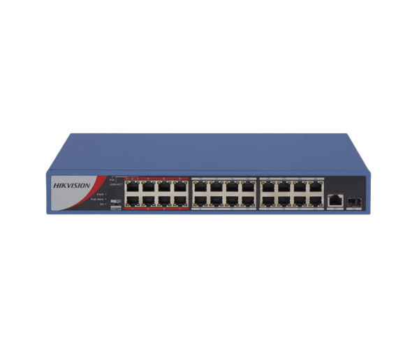 Hikvision DS-3E0326P-E/M(B) 24 Port Fast Ethernet Unmanaged POE Switch